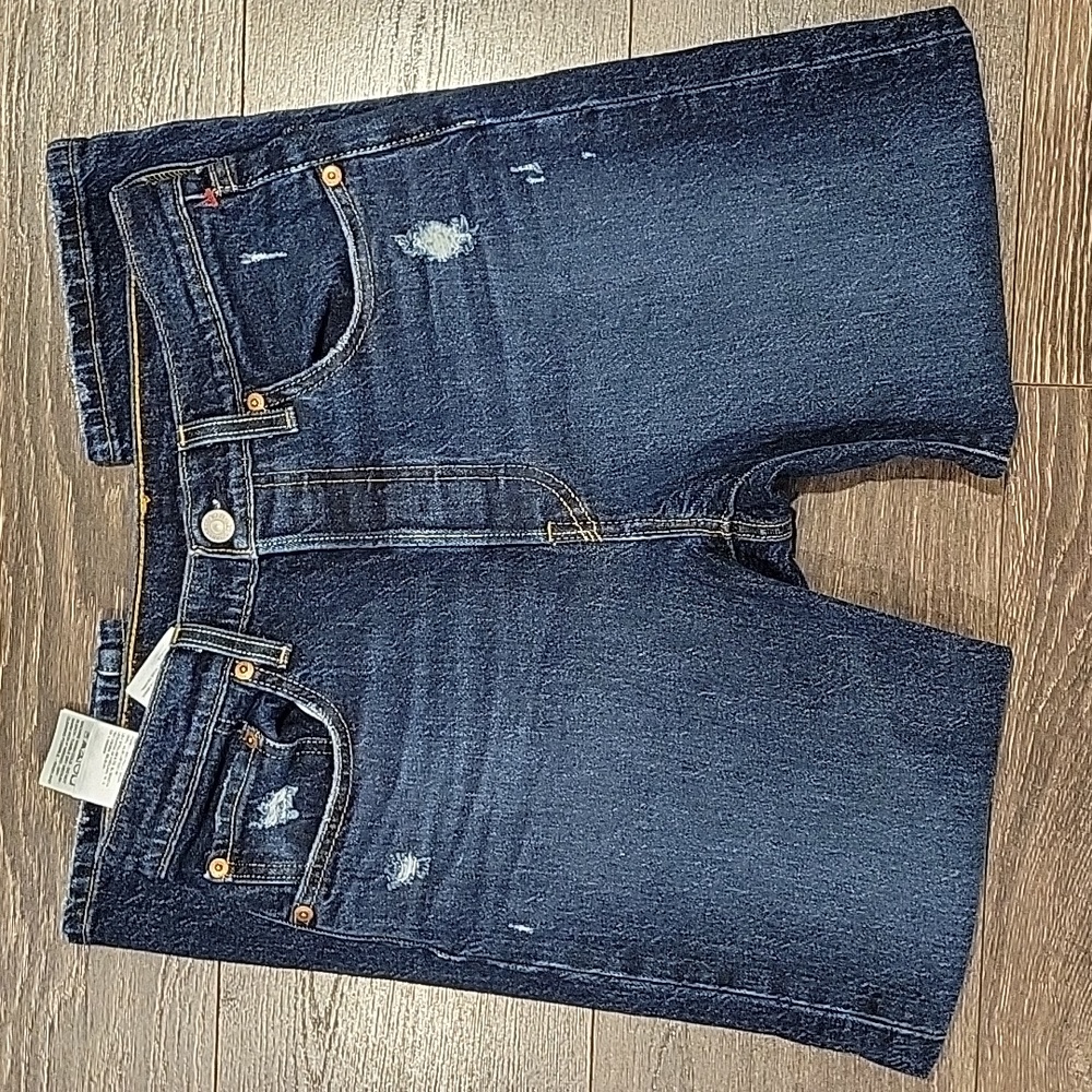 ❤ LEVI'S 501 HIGH RISE SLIM LEG BUTTON FLY JEANS, 4 (27)